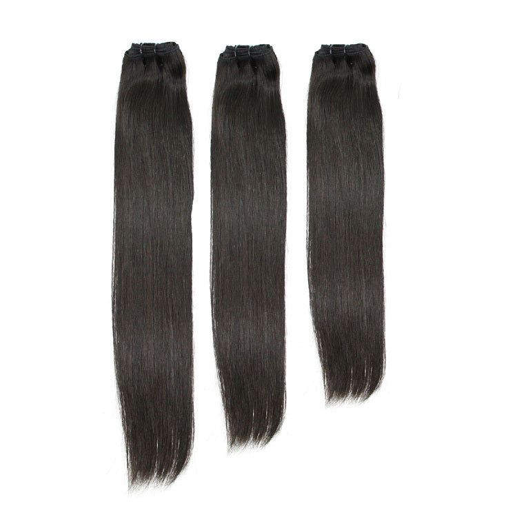 12A All Textures Raw Virgin Hair Bundles #1B Natural Black 10-32inch All Cuticles Intact And Aligned
