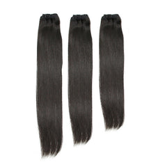 12A All Textures Raw Virgin Hair Bundles #1B Natural Black 10-32inch All Cuticles Intact And Aligned