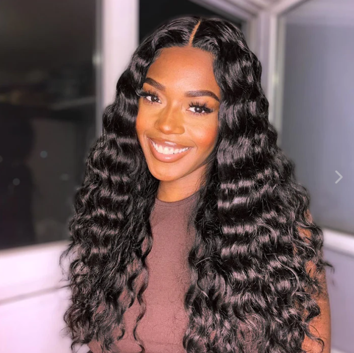 4X4 HD Lace Wig 180% Density All Textures Human Hair Wig 16-30 Inch #1B Natural Color