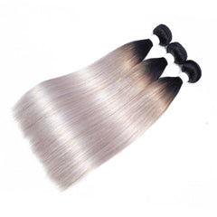 Two Tone Color Bundle Straight Virgin Hair Bundles 12-30inch All Cuticles Intact And Aligned