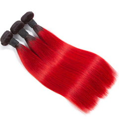 Two Tone Color Bundle Straight Virgin Hair Bundles 12-30inch All Cuticles Intact And Aligned