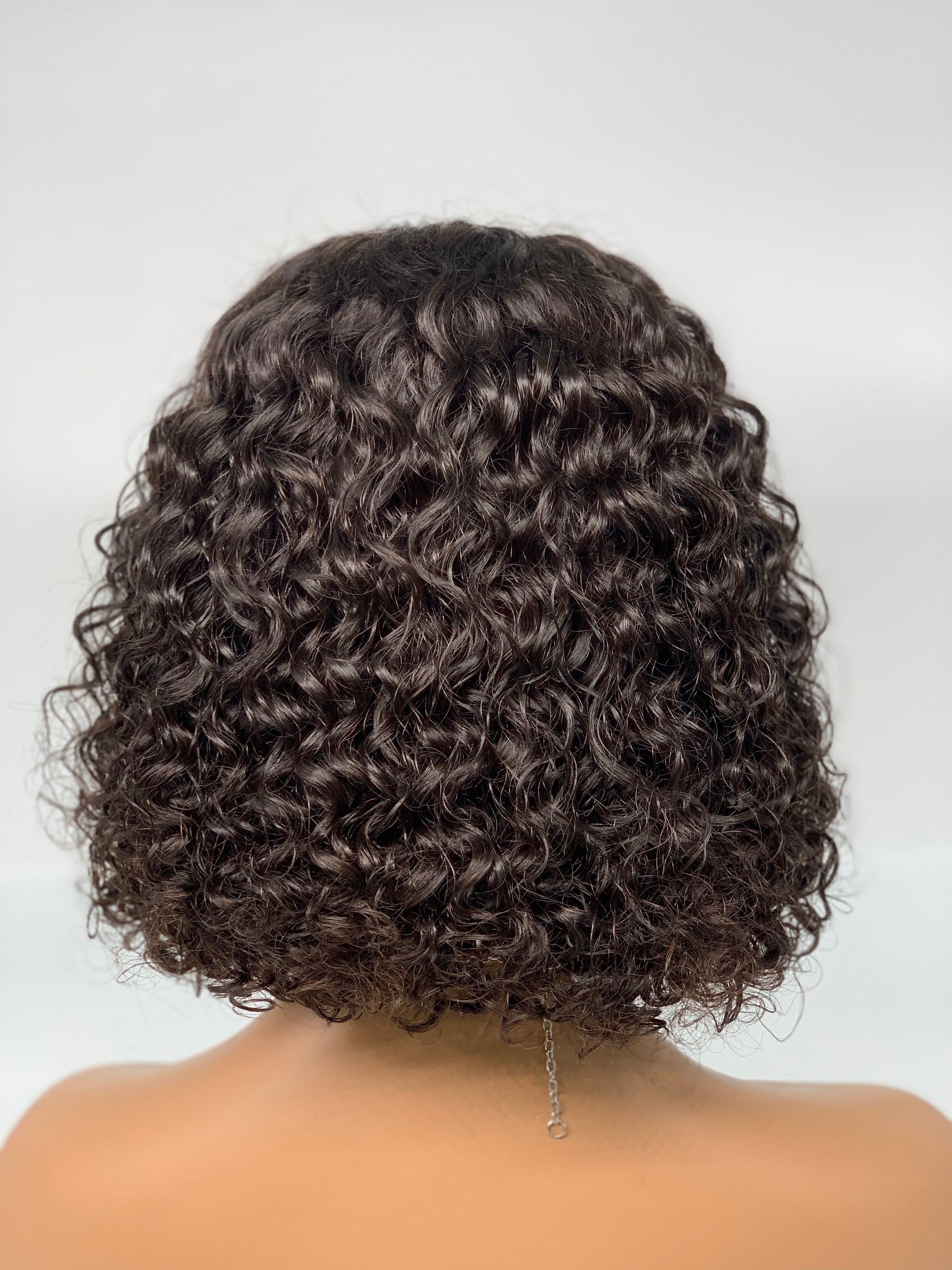 4X4 BOB Wig 180% Density All Textures Human Hair Wig 8-14 Inch #1B Natural Color