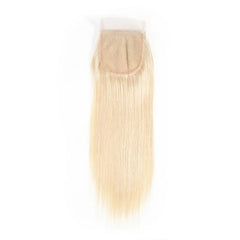 5X5 Lace Closure Straight Swiss Lace #613 Blonde 8-22inch 100% Virgin Human Hair