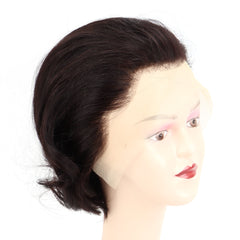 Summer 13X4 Frontal Wig 150% Density Straight Human Hair Wig 6 Inch #1B Natural Color U8132
