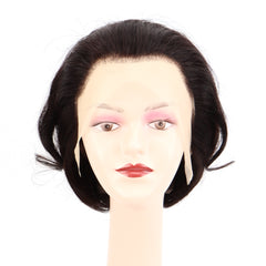 Summer 13X4 Frontal Wig 150% Density Straight Human Hair Wig 6 Inch #1B Natural Color U8132