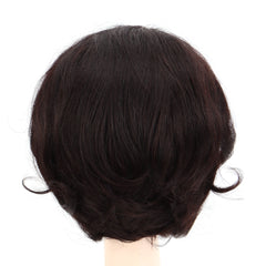 Summer 13X4 Frontal Wig 150% Density Straight Human Hair Wig 6 Inch #1B Natural Color U8132