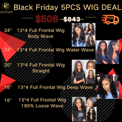 5pcs Black Friday Wig Deal