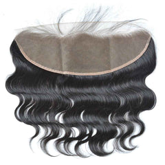 13X6 HD Lace Frontal All Textures HD Lace #1B Natural Black 14-20inch 100% Virgin Human Hair