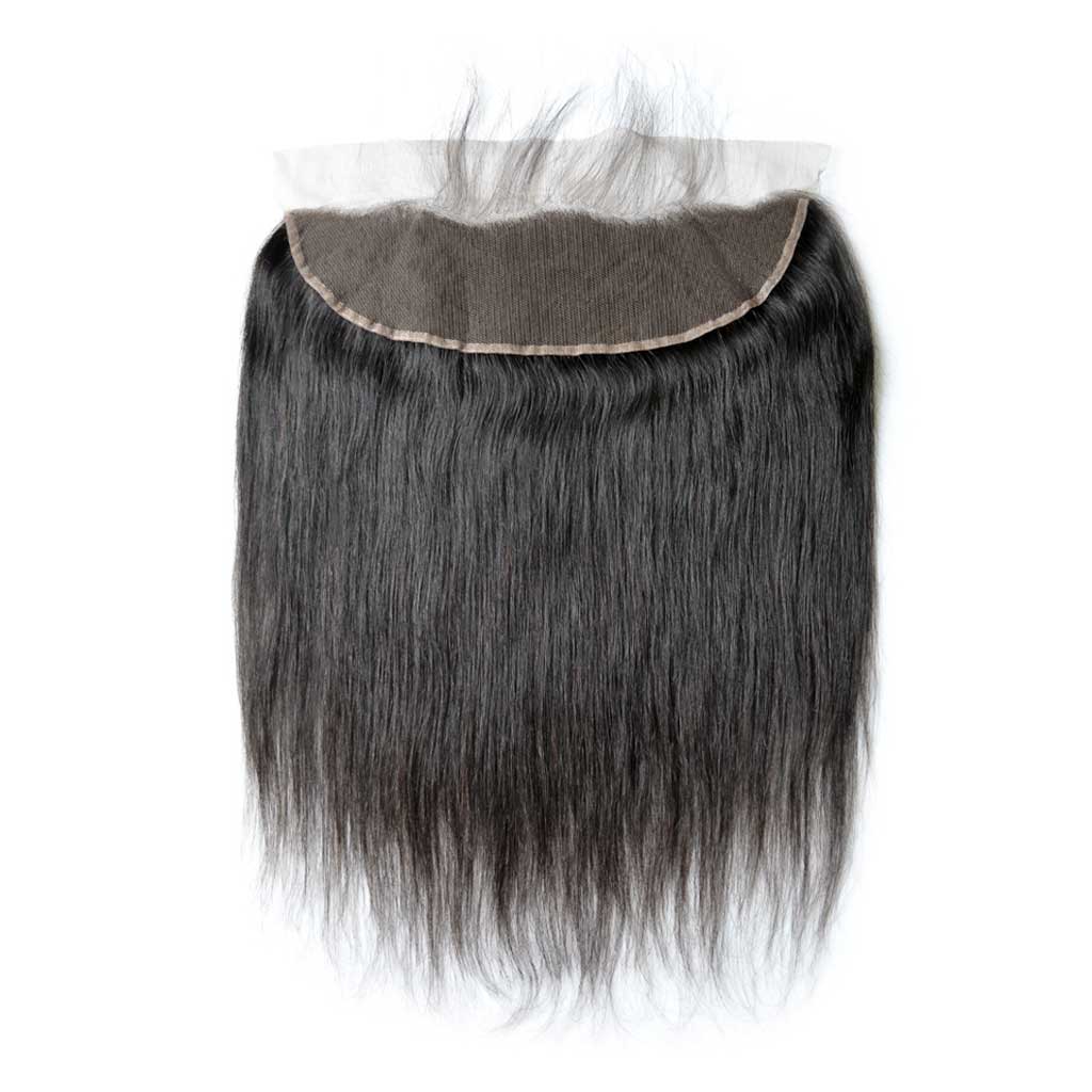 13X6 HD Lace Frontal All Textures HD Lace #1B Natural Black 14-20inch 100% Virgin Human Hair