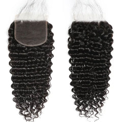 4X4 HD Lace Closure All Textures HD Lace #1B Natural Black 10-20inch 100% Virgin Human Hair