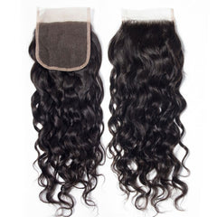 4X4 HD Lace Closure All Textures HD Lace #1B Natural Black 10-20inch 100% Virgin Human Hair