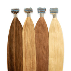 Tape In Hair Extension Raw Virgin Hair Straight 18-26inch Dark and Light Color 50grams