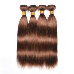 Dark Color Bundle Straight Virgin Hair Bundles 12-30inch All Cuticles Intact And Aligned