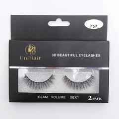 UniHair 3D Eyelashes 2 pairs in pack EL757