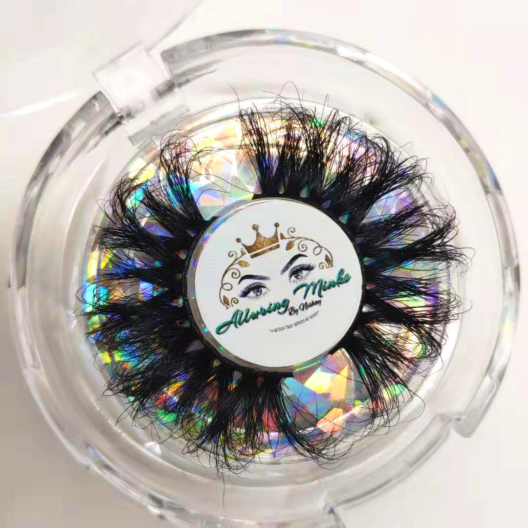 UniHair Custom Label Sticker Self Adhesive Coating Eyelashes Package with OEM LOGO